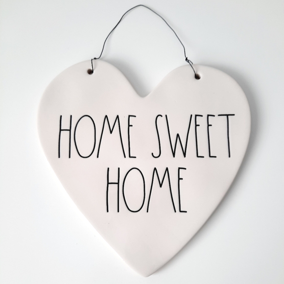 NEW Rae Dunn wall sign HOME SWEET HOME